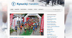 Desktop Screenshot of kysuckymaraton.sk